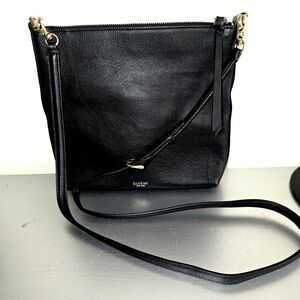 Botkier Crossbody New York Beatrice Large Leather Bag Black EUC Detachable Strap